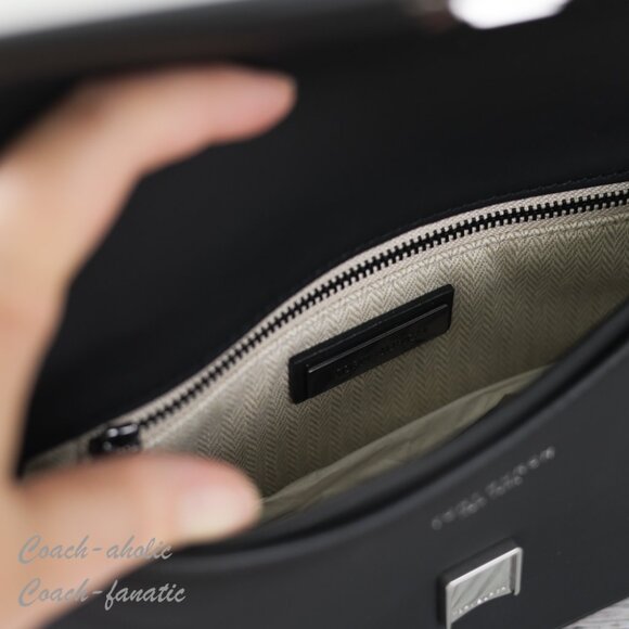 NWT Tory Burch Britten Matte Convertible Crossbody in Black - Picture 12 of 13